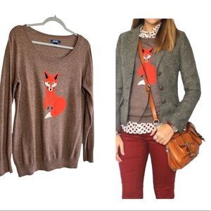old navy fox sweater
